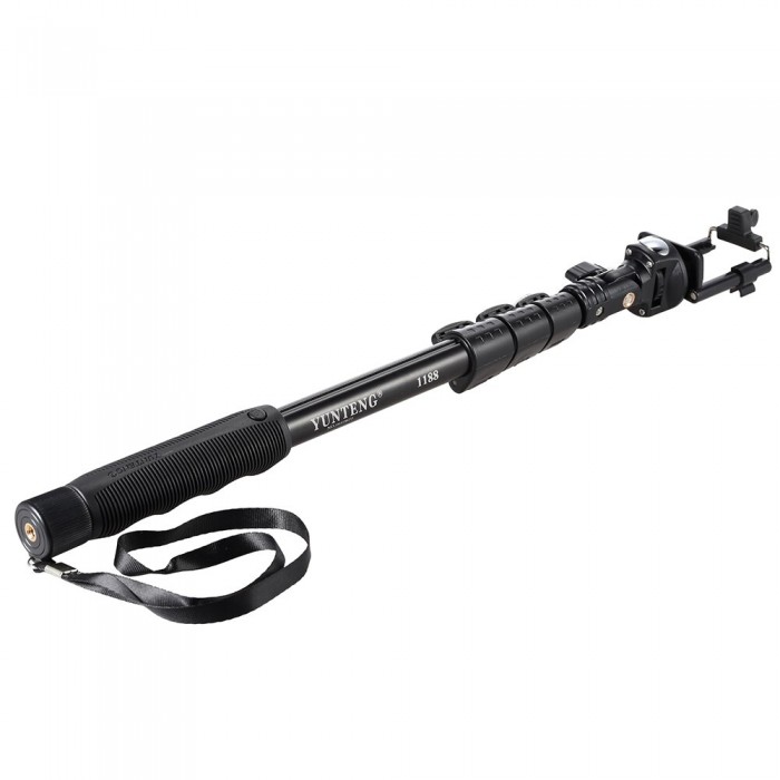 YUNTENG YT-1188 Selfie Stick Extendable Wired Cable Selfie Stick